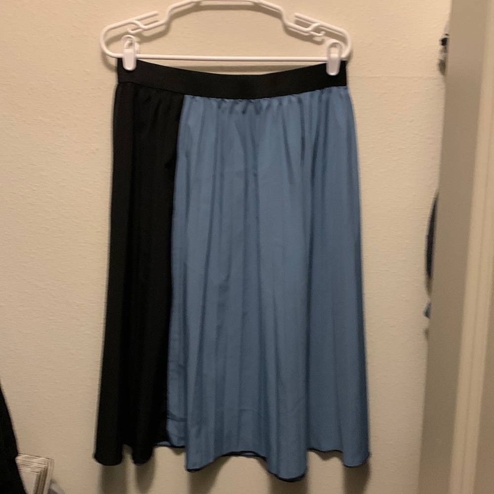 *shein blue and black maxi skirt size 2xl